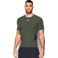 Under Armour Koszulka męska Zone Compression Short Sleeve zielona r. L (1289555-330). Zielone koszulki sportowe męskie marki Under Armour, l. Za 200,00 zł.