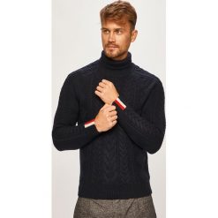 Tommy Hilfiger Tailored - Sweter. Niebieskie swetry męskie Tommy Hilfiger Tailored, xl, bez wzorów, z wełny. Za 729,90 zł.