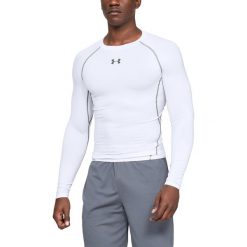 Under Armour Armour Compression Koszulka Biały. Białe podkoszulki męskie Under Armour, xs, z nadrukiem, z elastanu, z długim rękawem. Za 171,95 zł.