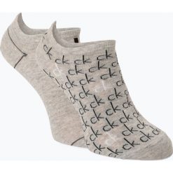 Calvin Klein - Damskie skarpety do obuwia sportowego pakowane po 2 szt., szary. Szare skarpetki damskie Calvin Klein, bez wzorów. Za 54,95 zł.