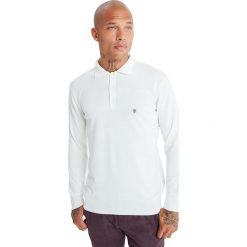 Sweter w kolorze ecru. Białe swetry męskie Jimmy Sanders, xl, bez wzorów, z klasycznym kołnierzykiem, bez kaptura. W wyprzedaży za 119,95 zł.