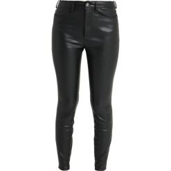 Free People VEGAN HIGH RISE LONG LEAN Spodnie materiałowe black. Czarne spodnie damskie marki Free People, z poliesteru. Za 349,00 zł.
