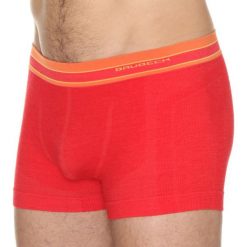 Bokserki męskie: Brubeck Bokserki męskie ACTIVE WOOL czerwone r. L (BX10870)