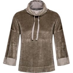 Bluza DEHA HARMONIC. Brązowe bluzy damskie Deha, na jesień, z wiskozy. W wyprzedaży za 146,00 zł.