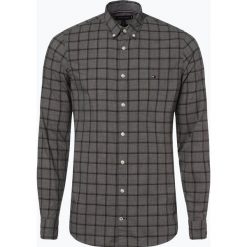Tommy Hilfiger - Koszula męska, szary. Szare koszule męskie na spinki marki TOMMY HILFIGER, l, z bawełny, button down, z długim rękawem. Za 399,95 zł.
