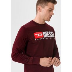 Diesel Just Koszulka Czerwony. Czerwone podkoszulki męskie Diesel, xxl, z haftami, z bawełny, bez kołnierzyka, z długim rękawem, długie. Za 309,95 zł.
