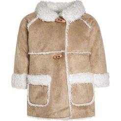 Benetton BABY Płaszcz wełniany /Płaszcz klasyczny ochre. Brązowe kurtki chłopięce marki Benetton, z materiału. W wyprzedaży za 135,20 zł.