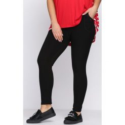 Spodnie damskie: Czarne Legginsy Sweet Fire