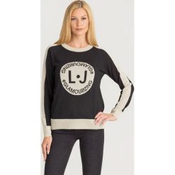 SWETER LIU JO. Czarne swetry damskie Liu Jo, s, bez wzorów, z dzianiny, bez rękawów, bez kaptura. Za 799,00 zł.