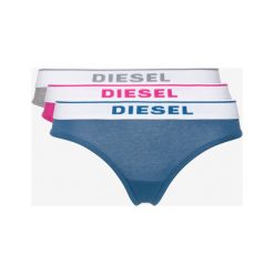 Diesel 3-pack Spodenki Niebieski Różowy Szary. Szare figi damskie Diesel, l, bez wzorów, z elastanu. Za 137,95 zł.