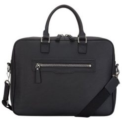 Smith & Canova Męska Torba Czarny. Czarne torby męskie skórzane Smith & Canova, w paski. Za 885,00 zł.