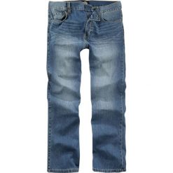 Dickies Pensacola Loose Fit Jeansy niebieski. Niebieskie jeansy męskie Dickies, na imprezę, z aplikacjami, z jeansu, długie. Za 284,90 zł.