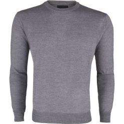 Sweter Tru Trussardi Light Grey. Szare swetry męskie Tru Trussardi, m, bez wzorów, klasyczne, z klasycznym kołnierzykiem, bez kaptura. Za 169,00 zł.