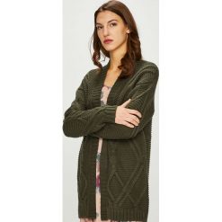 Vero Moda - Kardigan. Zielone kardigany damskie marki Vero Moda, s, z bawełny. W wyprzedaży za 89,90 zł.