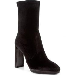 Buty zimowe damskie: Kozaki STUART WEITZMAN – Clinger Nero Stretch Velvet