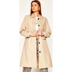 Trencz TOMMY HILFIGER Claudia WW0WW27755. Szare płaszcze damskie TOMMY HILFIGER, bez wzorów, z poliamidu. W wyprzedaży za 669,00 zł.