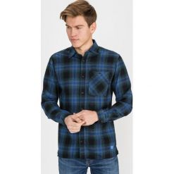Jack & Jones Lumberjack Koszula Niebieski. Niebieskie koszule męskie Jack & Jones, m, w kratkę, z bawełny, bez kołnierzyka, z długim rękawem. Za 152,95 zł.
