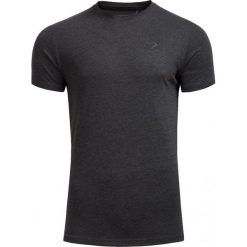 T-shirt męski TSM600 - CIEMNY SZARY MELANŻ - Outhorn. Szare koszulki męskie marki Outhorn, na zimę, m, melanż, z bawełny. W wyprzedaży za 20,99 zł.