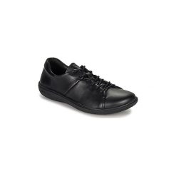 Derby Birkenstock ALBANY. Czarne półbuty damskie Birkenstock, bez wzorów, bez obcasa, bez zapięcia. W wyprzedaży za 433,30 zł.