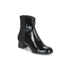 Botki Camper KATIE BOOTS. Czarne botki damskie Camper, bez obcasa, bez zapięcia. W wyprzedaży za 503,30 zł.