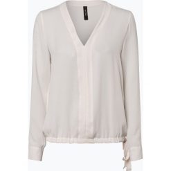 Marc Cain Collections - Bluzka damska, beżowy. Brązowe bluzki damskie marki Marc Cain Collections, bez wzorów, bez kołnierzyka, bez rękawów. Za 759,95 zł.