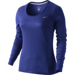 Bluzki, topy, tuniki: koszulka do biegania damska NIKE DRI-FIT CONTOUR LONG SLEEVE / 644707-455 - NIKE DRI-FIT CONTOUR LONG SLEEVE