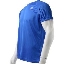 Adidas Base Plain Tee AC4318. Niebieskie t-shirty męskie Adidas, m, bez wzorów, z poliesteru, bez kołnierzyka. W wyprzedaży za 69,99 zł.