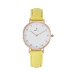 Zegarek JP Gatsby Zegarek damski Aurora Rose Gold White / Yellow JPG5039 uniwersalny. Czerwone zegarki damskie JP Gatsby. Za 323,10 zł.