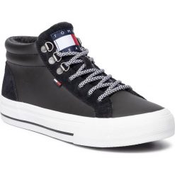 Sneakersy TOMMY JEANS - Warmlined Classic Midcut Sneaker EM0EM00364 Black BDS. Czarne sneakersy męskie Tommy Jeans, na co dzień, bez wzorów, z jeansu, bez zapięcia. Za 449,00 zł.