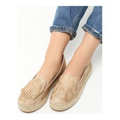 Espadryle damskie: Beżowe Espadryle Jannet