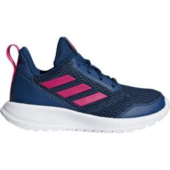 Granatowe Buty adidas AltaRun K Jr BD7619. Niebieskie buty dziewczęce sportowe Adidas, w paski, z gumy, z paskami. W wyprzedaży za 189,00 zł.