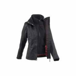 Kurtka turystyczna RainWarm 300 3w1 damska. Szare kurtki damskie zimowe marki SIMOND, s, z materiału. Za 179,99 zł.