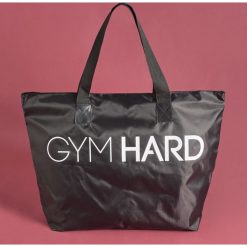 Torba sportowa Gym Hard - Czarny. Czarne torebki damskie sportowe marki Sinsay, sportowe. Za 39,99 zł.