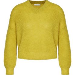 Sweter iBlues Gustavo 73663007. Zielone swetry damskie iBlues, l, bez wzorów, klasyczne, bez rękawów, bez kaptura. Za 649,00 zł.