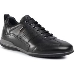 Sneakersy GEOX - U Timothy A U026TA 00043 C9999 Black. Czarne sneakersy męskie Geox, na co dzień, bez wzorów, ze skóry ekologicznej, eleganckie, bez zapięcia. W wyprzedaży za 419,00 zł.