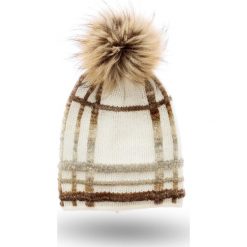CZAPKA ODESSA Max Mara Weekend. Białe czapki damskie Weekend Max Mara, bez wzorów, z elastanu. Za 399,00 zł.
