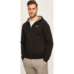 Lacoste - Bluza. Niebieskie bluzy męskie Lacoste, s, bez wzorów, z elastanu, z kapturem, bez rękawów, z kapturem. W wyprzedaży za 299,90 zł.