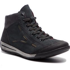 Sneakersy RIEKER - M3031-01 Schwarz. Półbuty damskie Rieker. W wyprzedaży za 209,00 zł.