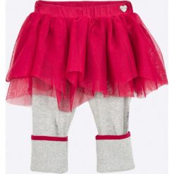 Blukids - Legginsy dziecięce 68-98 cm. Brązowe spodnie dziewczęce marki Blukids, bez wzorów, z elastanu. W wyprzedaży za 49,90 zł.