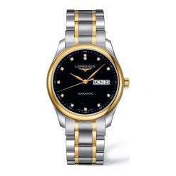 LONGINES MASTER COLLECTION L2.755.5.57.7. Czarne zegarki męskie LONGINES, złote. Za 12630,00 zł.