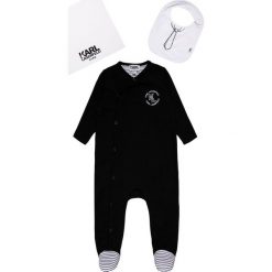 KARL LAGERFELD BABY SCHLAFANZUG + LAETZCHEN SET Piżama schwarz. Czarne bielizna dziewczęca KARL LAGERFELD, z bawełny. Za 359,00 zł.