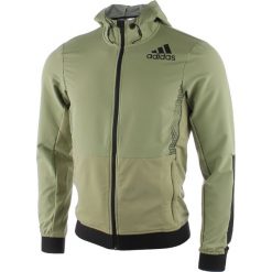Bluzy męskie: bluza do biegania męska ADIDAS WORKOUT FULL ZIP HOODY / AZ1289