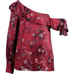 Bluzki asymetryczne: Bardot MILLY FLORAL Bluzka red