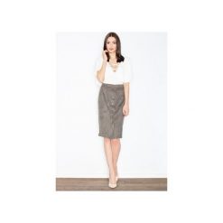 Spódnica M453 Oliwka. Zielone spódniczki damskie FIGL, m, z zamszu, eleganckie, ołówkowe. Za 119,00 zł.