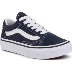 Tenisówki VANS - Old Skool VN0A4BUU0KY1 India Ink/True White. Niebieskie trampki chłopięce Vans, bez wzorów, z zamszu, na sznurówki. Za 219,00 zł.