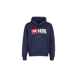 Bluzy Diesel S DIVISION. Niebieskie bluzy męskie Diesel, s, bez wzorów, bez kołnierzyka, bez rękawów, bez kaptura. Za 398,30 zł.