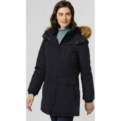 Marie Lund - Parka damska, niebieski. Niebieskie parki damskie Marie Lund, bez wzorów, prążkowane, bez kaptura. Za 589,95 zł.