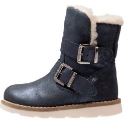 Buty zimowe damskie: Hip Botki blue glitter