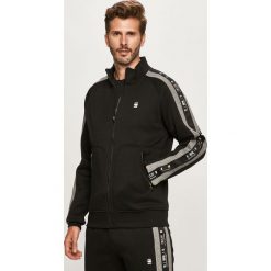 G-Star Raw - Bluza. Czarne bluzy męskie G-Star RAW, s, z aplikacjami, z elastanu, retro, z kapturem, bez rękawów, bez kaptura. Za 519,90 zł.