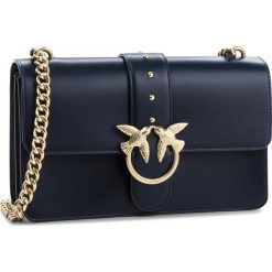 Torebka PINKO - Love Simply 5 Tracolla AL18-19 PLTT 1P216U Y4YM Dark Blue G56. Niebieskie torebki klasyczne damskie Pinko, ze skóry. Za 1319,00 zł.